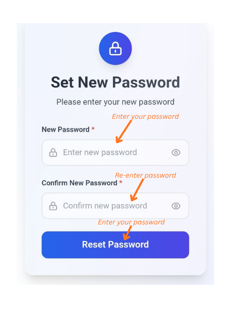 Create New Strong Password