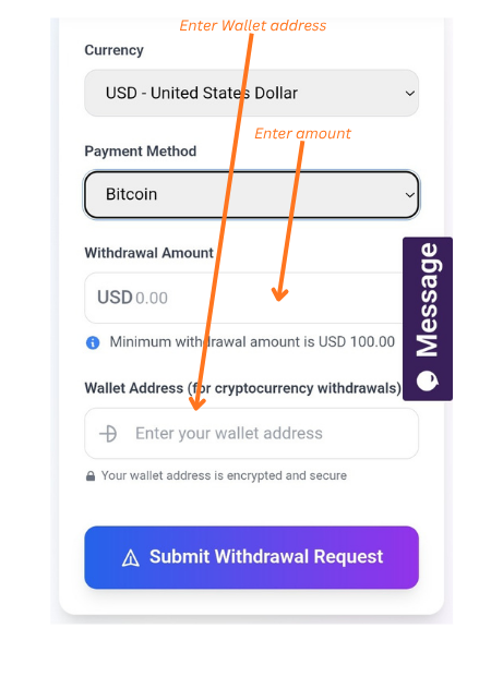 Enter Wallet Address